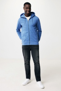 Sweat à capuche avec zip en coton recyclé IQONIQ Abisko 252