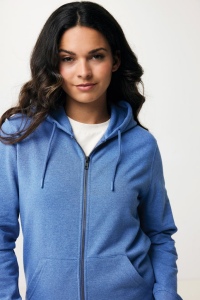 Sweat à capuche avec zip en coton recyclé IQONIQ Abisko 256