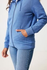 Sweat à capuche avec zip en coton recyclé IQONIQ Abisko 257