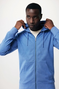 Sweat à capuche avec zip en coton recyclé IQONIQ Abisko 258
