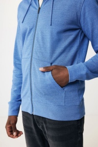 Sweat à capuche avec zip en coton recyclé IQONIQ Abisko 259