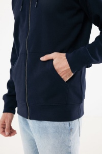 Sweat à capuche avec zip en coton recyclé IQONIQ Abisko 49