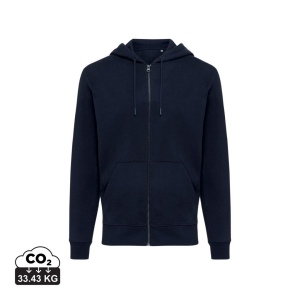 Sweat à capuche avec zip en coton recyclé IQONIQ Abisko 64
