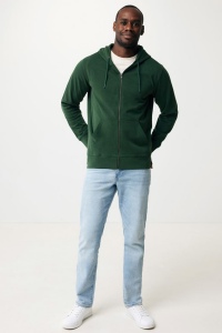 Sweat à capuche avec zip en coton recyclé IQONIQ Abisko 69