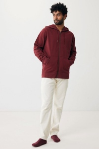 Sweat à capuche avec zip en coton recyclé IQONIQ Abisko 100