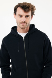 Sweat à capuche avec zip en coton recyclé IQONIQ Abisko 21