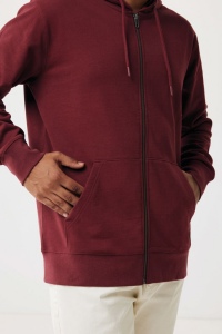 Sweat à capuche avec zip en coton recyclé IQONIQ Abisko 104