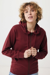 Sweat à capuche avec zip en coton recyclé IQONIQ Abisko 109