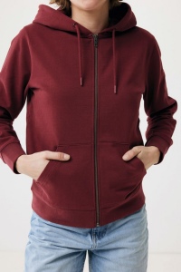 Sweat à capuche avec zip en coton recyclé IQONIQ Abisko 110