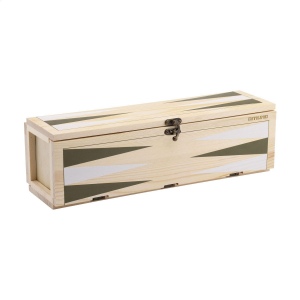 Rackpack Gamebox Backgammon : un coffret à vin et un jeu de backgammon en un 3