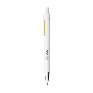 Stylo à bille en à encre bleue avec un corps fabriqué en ABS 100% recyclé 8