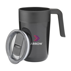 Mug isotherme à double paroi en acier inoxydable  recyclé et PP 3