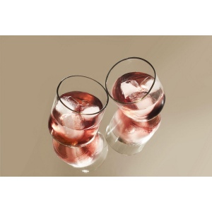 Ensemble de deux verres Rebottled® fabriqués à partir de bouteilles de vin recyclées 6