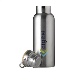 Bouteille d'eau isotherme à double paroi étanche en acier inoxydable recyclé 9