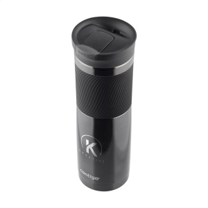 Thermos à double paroi en acier inoxydable avec un contenant avec une isolation parfaite, un large grip antidérapant en caoutchouc et un bec avec la technologie SNAPSEAL™ 4