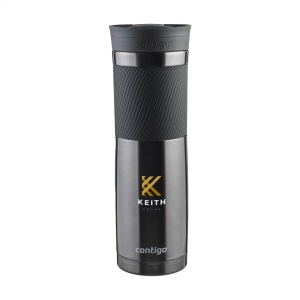 Thermos à double paroi en acier inoxydable avec un contenant avec une isolation parfaite, un large grip antidérapant en caoutchouc et un bec avec la technologie SNAPSEAL™ 5