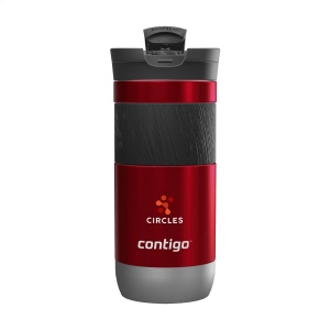 Thermos à double paroi en acier inoxydable avec un contenant avec une isolation parfaite, un large grip antidérapant en caoutchouc et un bec avec la technologie SNAPSEAL™ 9