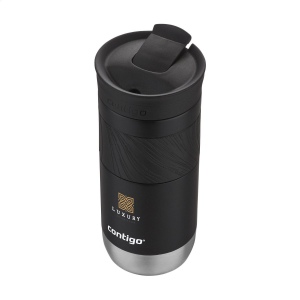 Thermos à double paroi en acier inoxydable avec un contenant avec une isolation parfaite, un large grip antidérapant en caoutchouc et un bec avec la technologie SNAPSEAL™ 18