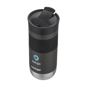 Thermos à double paroi en acier inoxydable avec un contenant avec une isolation parfaite, un large grip antidérapant en caoutchouc et un bec avec la technologie SNAPSEAL™ 21