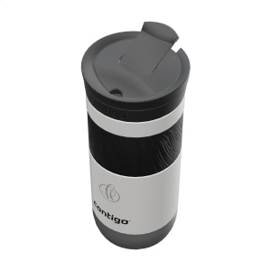 Thermos à double paroi en acier inoxydable avec un contenant avec une isolation parfaite, un large grip antidérapant en caoutchouc et un bec avec la technologie SNAPSEAL™ 17