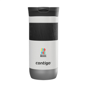 Thermos à double paroi en acier inoxydable avec un contenant avec une isolation parfaite, un large grip antidérapant en caoutchouc et un bec avec la technologie SNAPSEAL™ 3