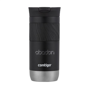 Thermos à double paroi en acier inoxydable avec un contenant avec une isolation parfaite, un large grip antidérapant en caoutchouc et un bec avec la technologie SNAPSEAL™ 4
