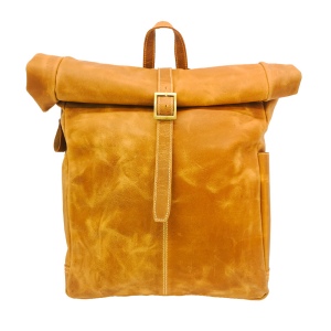 Sac à dos enroulé cuir Névada