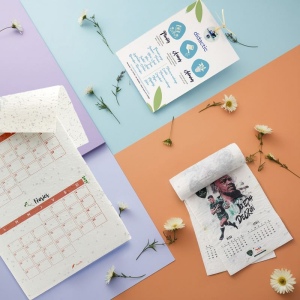 Calendrier papier graines A5 2
