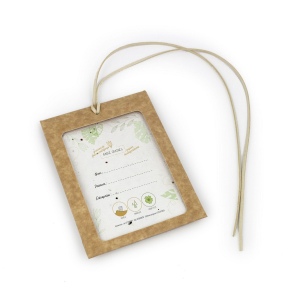 Porte-badge kraft A6