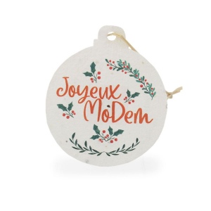 Boule de Noël papier graines 2