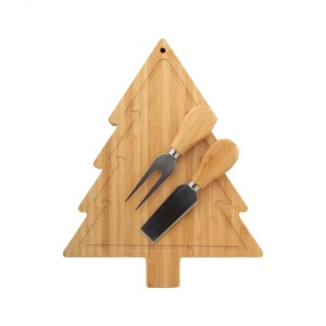 Jarlsberg set Noël de couteaux à fromage