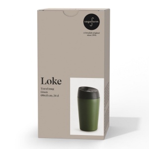 Sagaform Loke Travel Mug Color Coated 240ml 12
