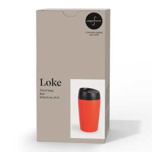 Mug de voyage Sagaform Loke avec finition caoutchoutée 240ml 5
