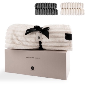 Sagaform Esther Plaid en polaire 130x170 cm