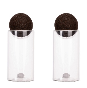Sagaform Bouchons de liège nature sel/poivre pots, 2 pièces 2
