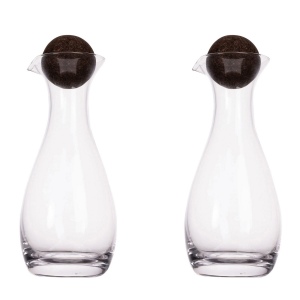 Sagaform Nature Carafes à huile/vinaigre avec bouchons en liège 2 pièces 300ml 2