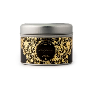 Victorian Sense Tinbox Noir Jasmine bougie parfumée