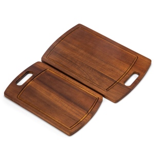 Orrefors Jernverk 2 paquets de planches à découper en bois Acacia 3