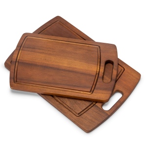 Orrefors Jernverk 2 paquets de planches à découper en bois Acacia 2
