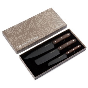 Orrefors Jernverk Set de couteaux en bois set de 3 4