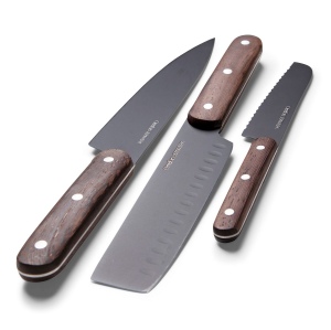 Orrefors Jernverk Set de couteaux en bois set de 3
