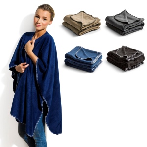 Nightingale Poncho en laine polaire 120x160 cm