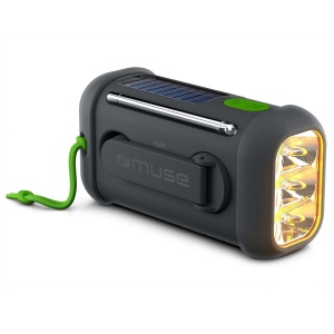MH-08 - Muse radio, haut-parleur bluetooth avec solar et mécanisme de remontage 4
