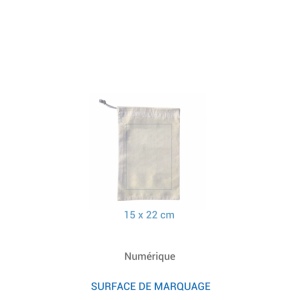 Pochon coton gradué personnalisable 4