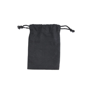 Pochon coton Noir XS 10x14 3