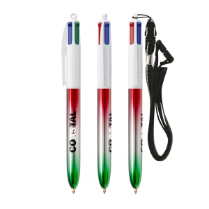 BIC® 4 Colours® Flags Collection + lanyard