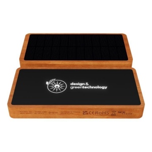 Batterie externe éco solaire 10000 FSC 100% bambou (Import) 3