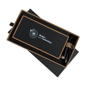 Batterie externe éco solaire 10000 FSC 100% bambou (Import) 6