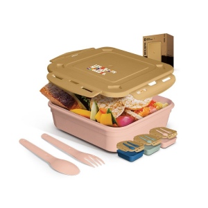 BOITE REPAS (LUNCH BOX) 1.2 l AVEC COUVERCLE, CUILLERE ET FOURCHETTE