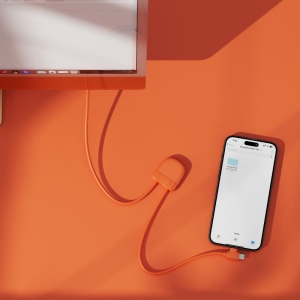ICE-C - Câble de charge multi-connecteurs d'1 mètre avec transfert de données 17
